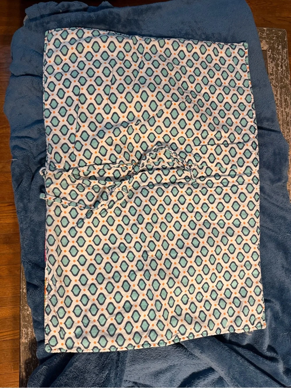 Bright Multicolor Boho Print Pillow Sham With Tie Closure - Standard